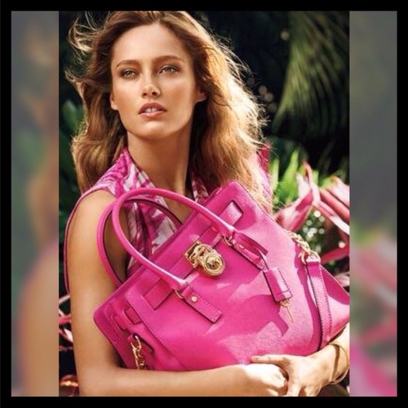 NWT Michael Kors Hamilton Leather Large N/S Tote - Picture 8 of 9